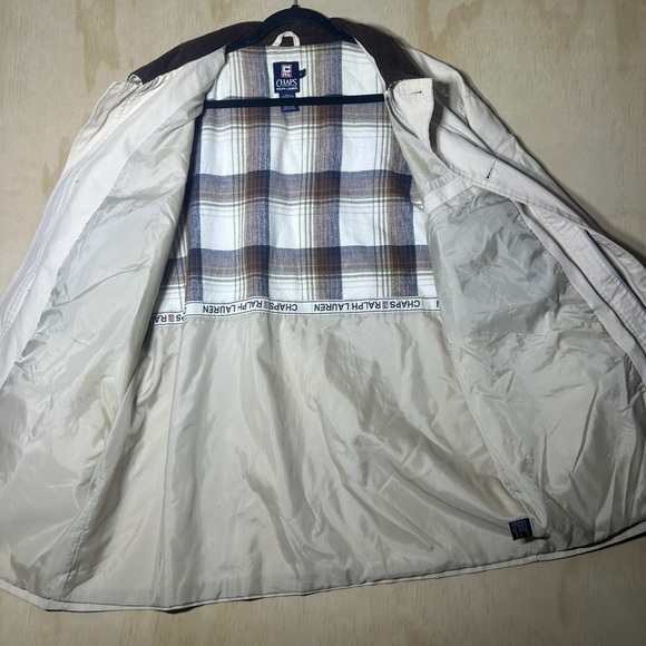 Ralph Lauren Chaps Barn Coat Beige Size Large - Picture 8 of 13